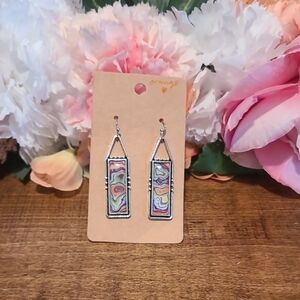 Colorful Geometric Earrings